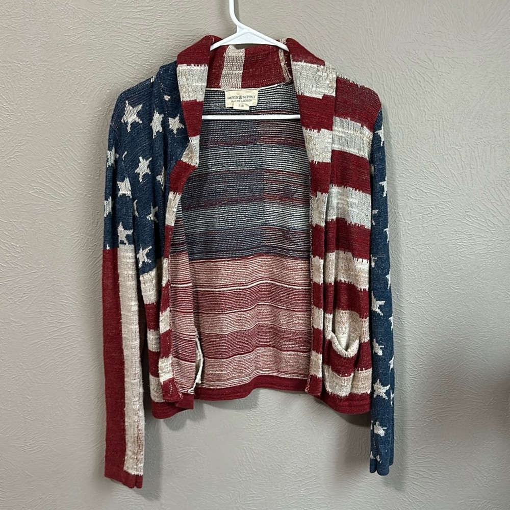 American Flag Sweater